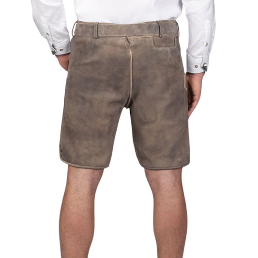 Custom-made German Lederhosen for men with traditional Bavarian styling.