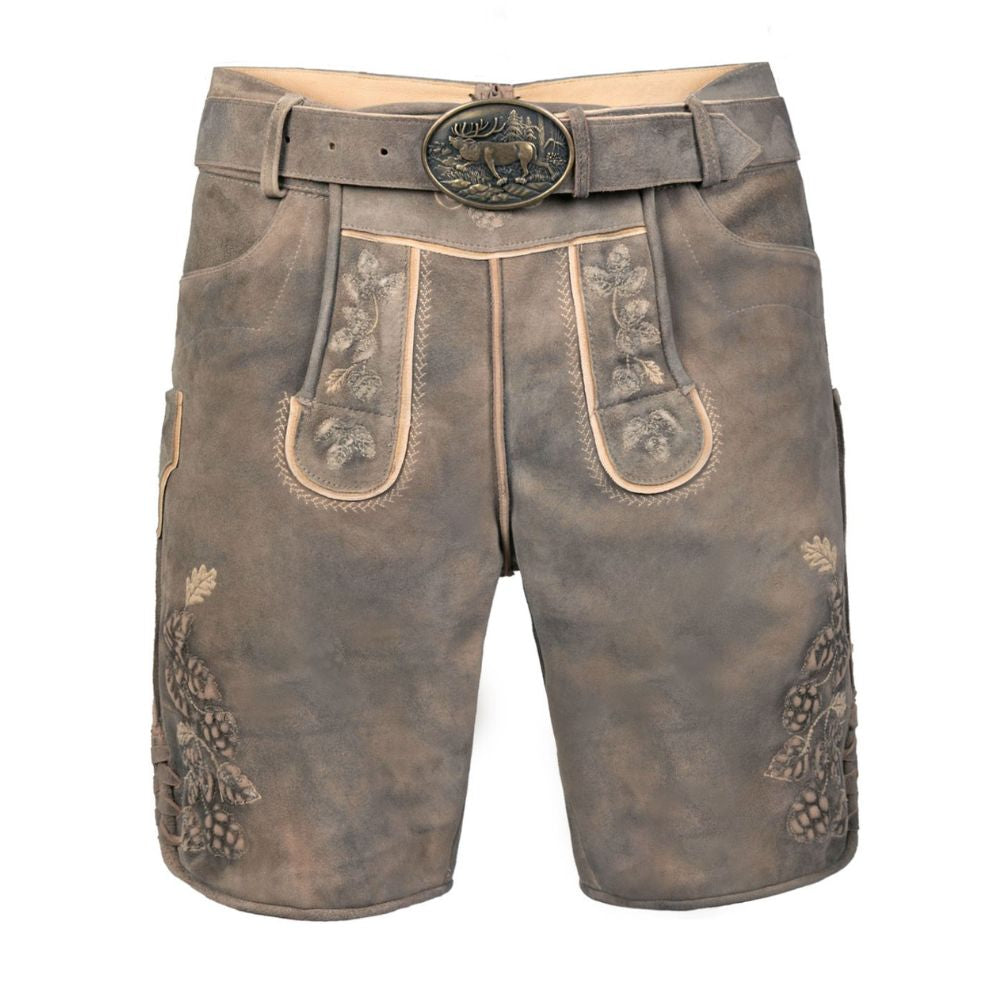 Bespoke Lederhosen for men in traditional German festival attire.