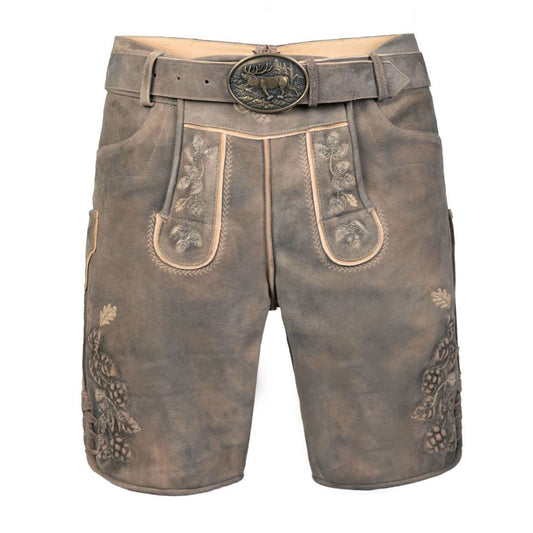 Bespoke Lederhosen for men in traditional German festival attire.