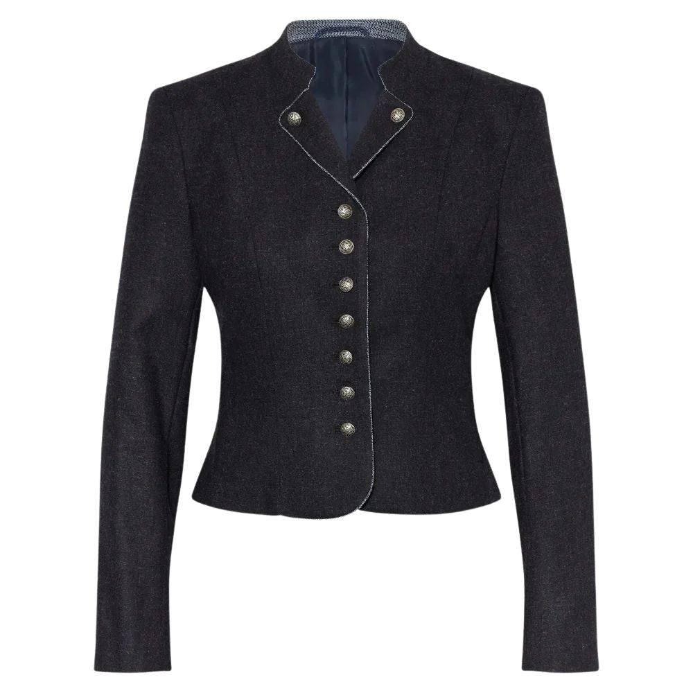 Black Women’s Trachten Jacket – Bavarian Oktoberfest Wear