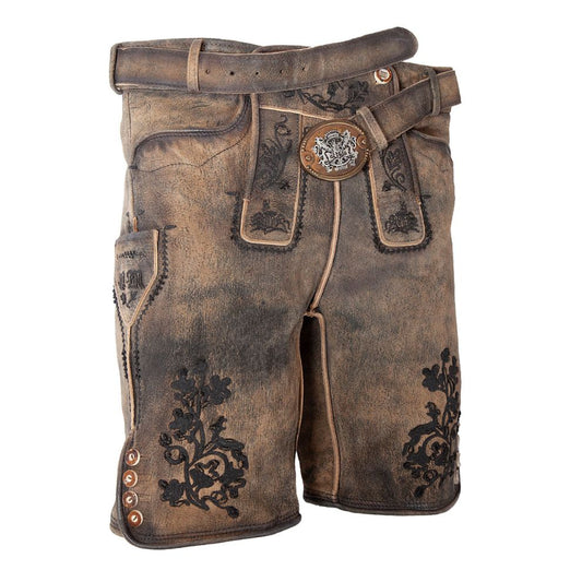 classic men’s Lederhosen German festival wear.