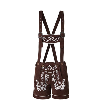 Festival Lederhosen in traditional German Bavarian outfit style.