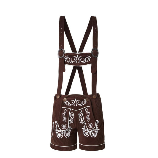 Festival Lederhosen in traditional German Bavarian outfit style.