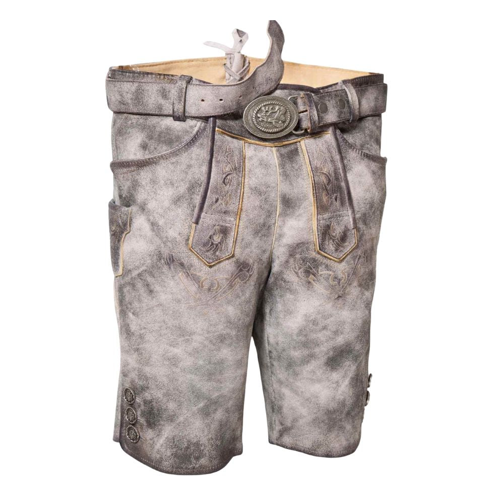 German Lederhosen for men in authentic Bavarian Oktoberfest style.