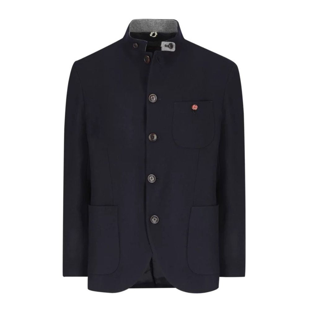 Men’s blue wool Trachten jacket in premium Oktoberfest attir