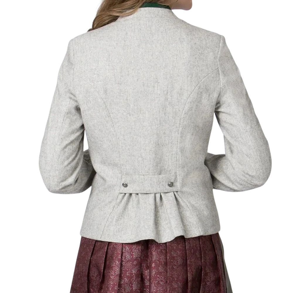 Traditional German Bavarian grey Trachten jacket with classic design