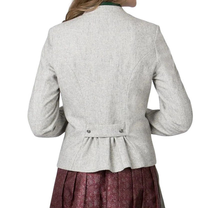 Traditional German Bavarian grey Trachten jacket with classic design